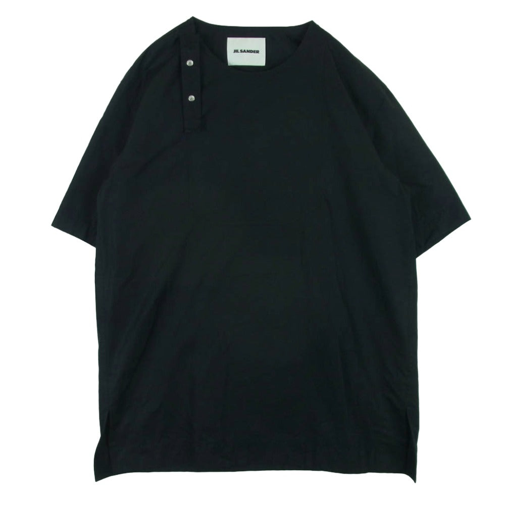 JIL SANDER ジルサンダー 20SS JSMS420731MS244200B11 Short Sleeve T-Shirt ショートスリーブ プルオーバー 半袖 Tシャツ ブラック系 001 46【中古】