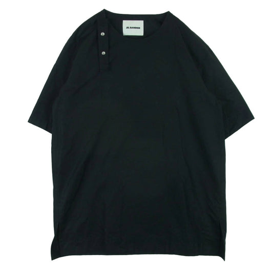 JIL SANDER ジルサンダー 20SS JSMS420731MS244200B11 Short Sleeve T-Shirt ショートスリーブ プルオーバー 半袖 Tシャツ ブラック系 001 46【中古】