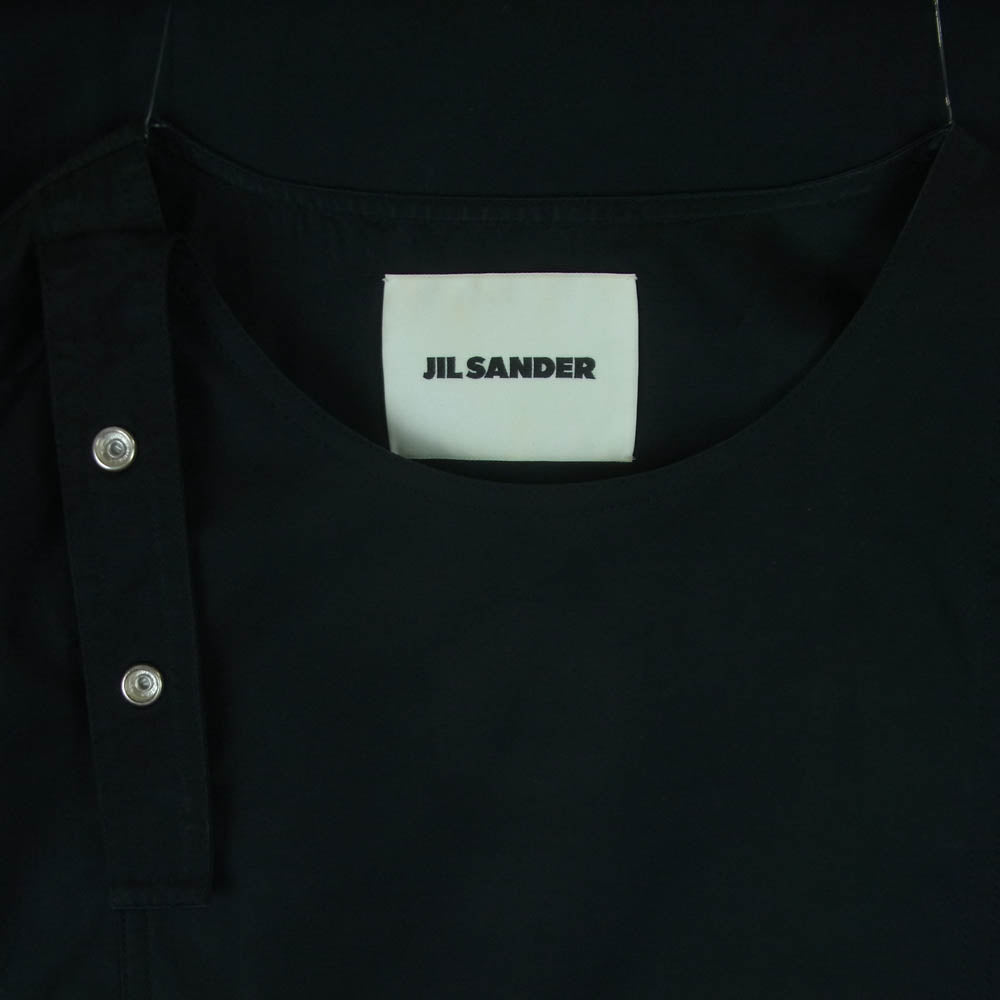 JIL SANDER ジルサンダー 20SS JSMS420731MS244200B11 Short Sleeve T-Shirt ショートスリーブ プルオーバー 半袖 Tシャツ ブラック系 001 46【中古】
