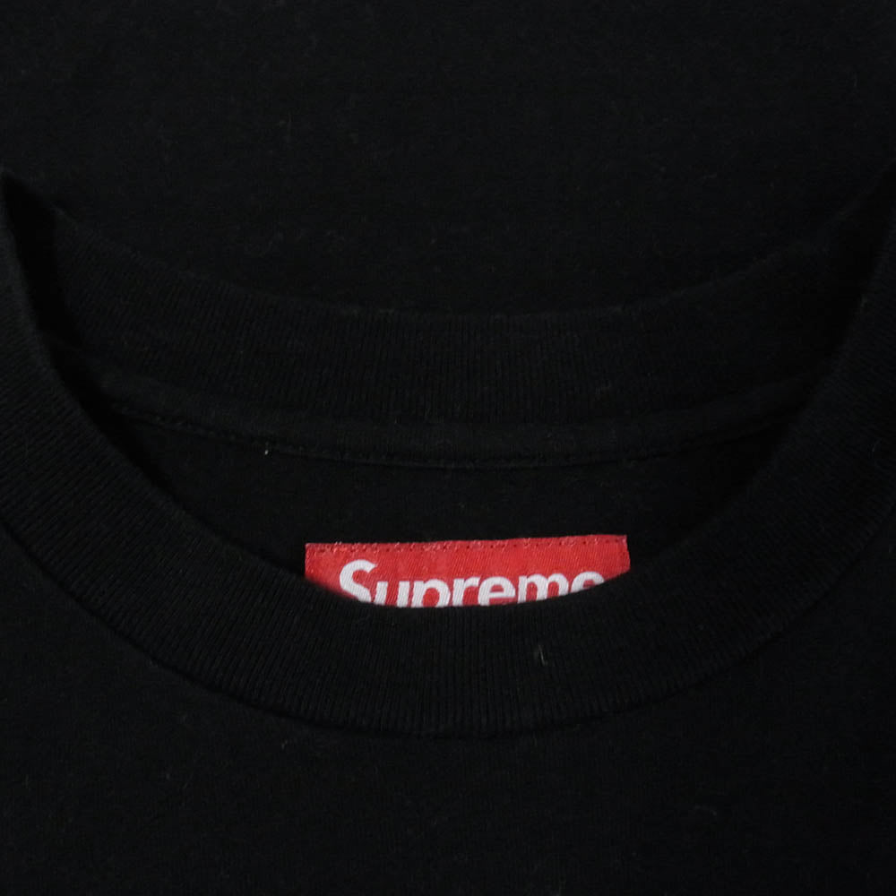 Supreme シュプリーム 23AW CLASSIC LOGO S/S TOP クラシックロゴ Tシャツ 半袖カットソー ブラック系 M【中古】