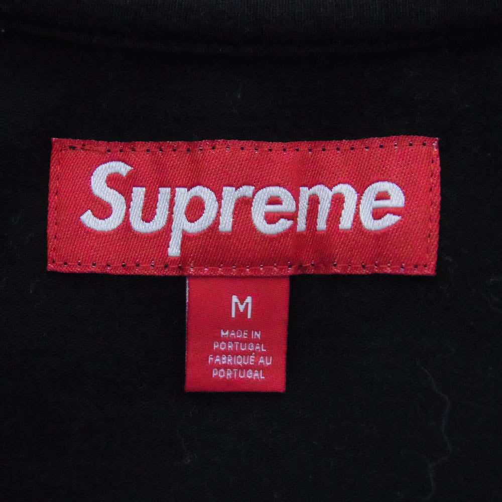Supreme シュプリーム 23AW CLASSIC LOGO S/S TOP クラシックロゴ Tシャツ 半袖カットソー ブラック系 M【中古】