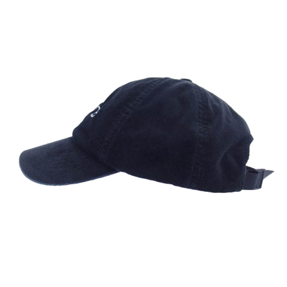 Supreme シュプリーム 21AW GORE-TEX Classic Logo Corduroy 6Panel Cap GTX クラシック ロゴ コーデュロイ 6パネル コーデュロイ 帽子 キャップ ブラック系【中古】