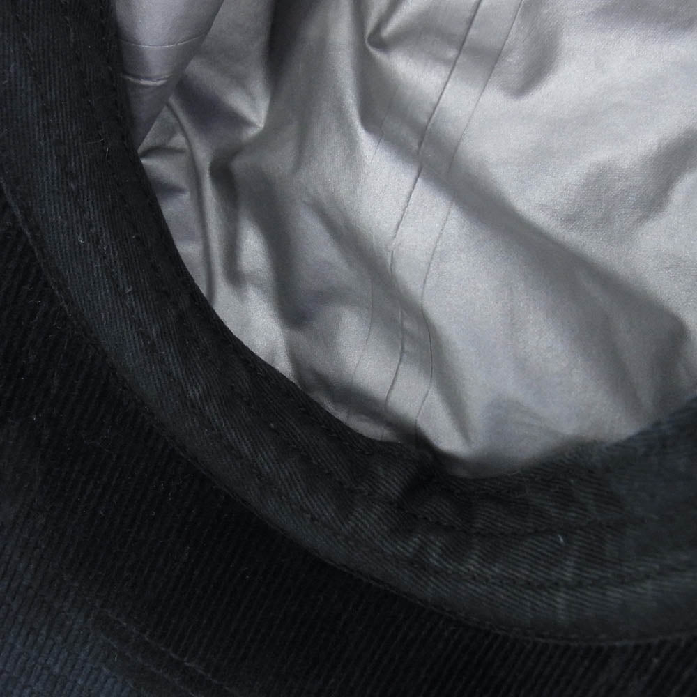 Supreme シュプリーム 21AW GORE-TEX Classic Logo Corduroy 6Panel Cap GTX クラシック ロゴ コーデュロイ 6パネル コーデュロイ 帽子 キャップ ブラック系【中古】