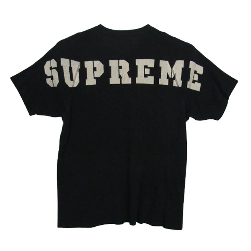 Supreme シュプリーム 24AW Stencil Thermal S/S Top ステンレスロゴ サーマル Tシャツ ブラック系 M【中古】