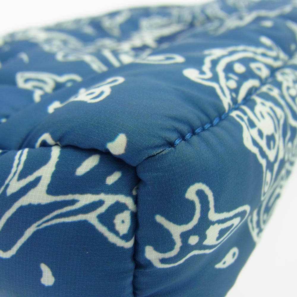 Supreme シュプリーム 22AW Puffer Pouch Blue Paisley パファー ポーチ ブルー ペイズリー ブルー系【中古】