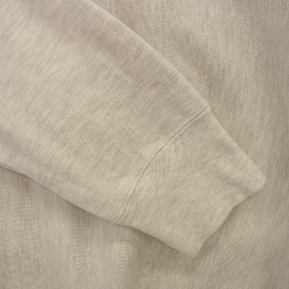 Champion チャンピオン ANCHORS AWEIGH OFFICIAL PRINT R/W 1/4 ZIP SWEAT アメリカ海軍兵学校 リバースウィーブ 刺繍 ロゴ ハーフ ジップ スウェット グレー系 2XL【中古】