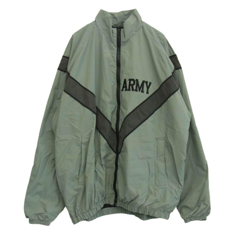 8415-01-465-4672 US ARMY IPFU ジップ ナイロン ジャケット グレー系 XL【中古】