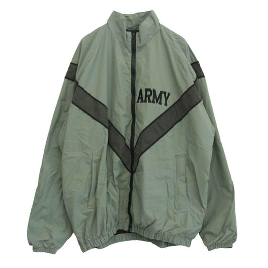8415-01-465-4672 US ARMY IPFU ジップ ナイロン ジャケット グレー系 XL【中古】
