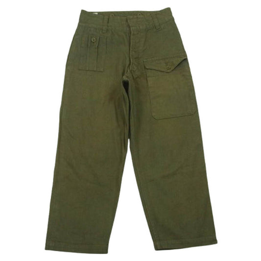 WAIPER ワイパー WP1017 イギリス軍 1950’s ヴィンテージ グリーンデニム トラウザー MADE OF KAIHARA DENIM パンツ グリーン系【中古】