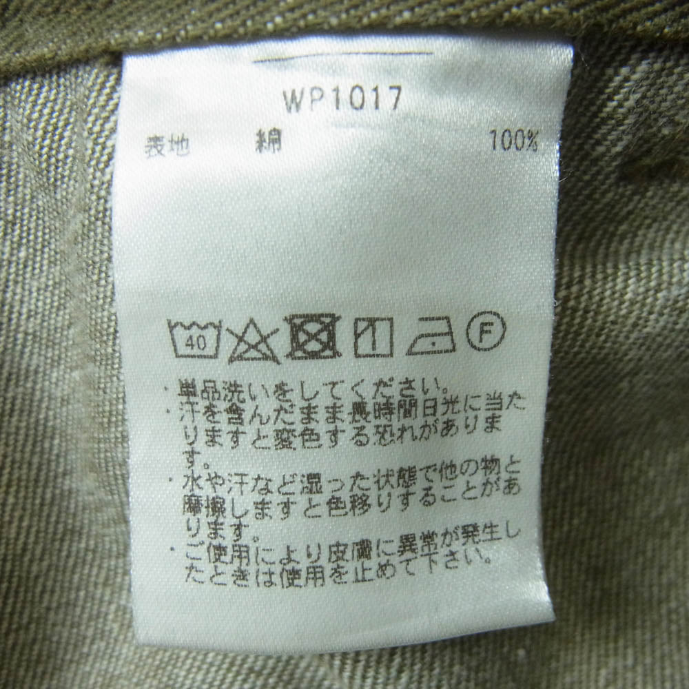 WAIPER ワイパー WP1017 イギリス軍 1950’s ヴィンテージ グリーンデニム トラウザー MADE OF KAIHARA DENIM パンツ グリーン系【中古】