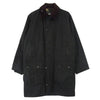 Barbour バブアー MWX0008SG91 BORDER JACKET ボーダー オイルド ワックス ジャケット カーキ系 36【中古】