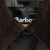 Barbour バブアー MWX0008SG91 BORDER JACKET ボーダー オイルド ワックス ジャケット カーキ系 36【中古】