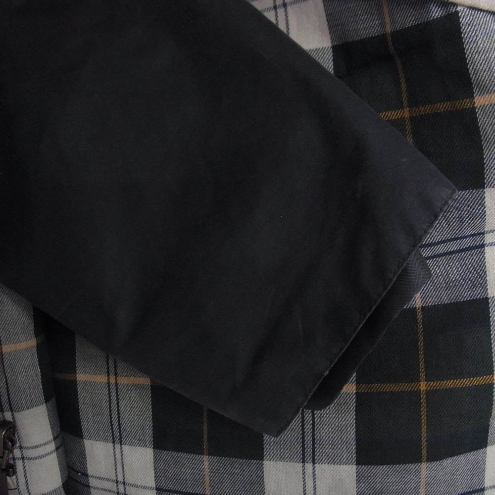 Barbour バブアー MWX0008SG91 BORDER JACKET ボーダー オイルド ワックス ジャケット カーキ系 36【中古】