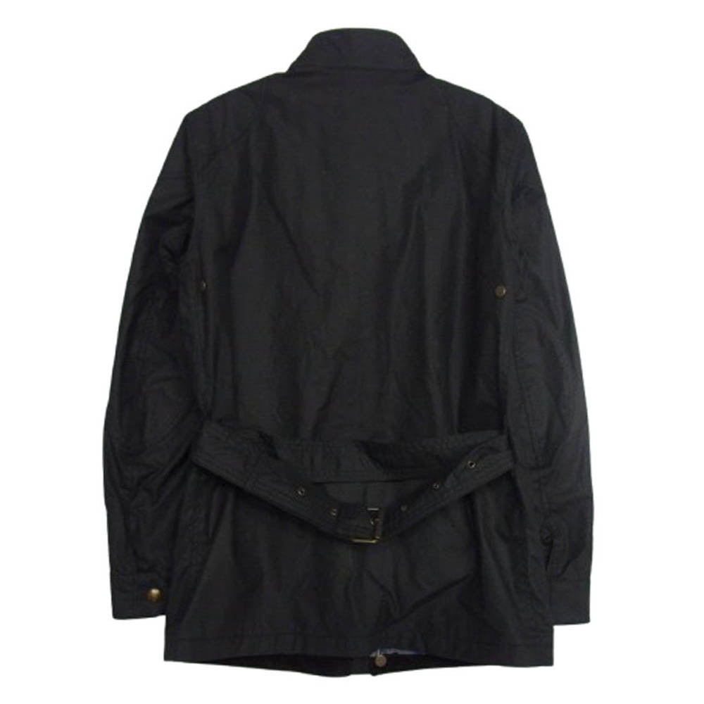 BELSTAFF ベルスタッフ 英国製 トライアルマスター オイルド ワックス ジャケット ブラック系 UK 34【中古】
