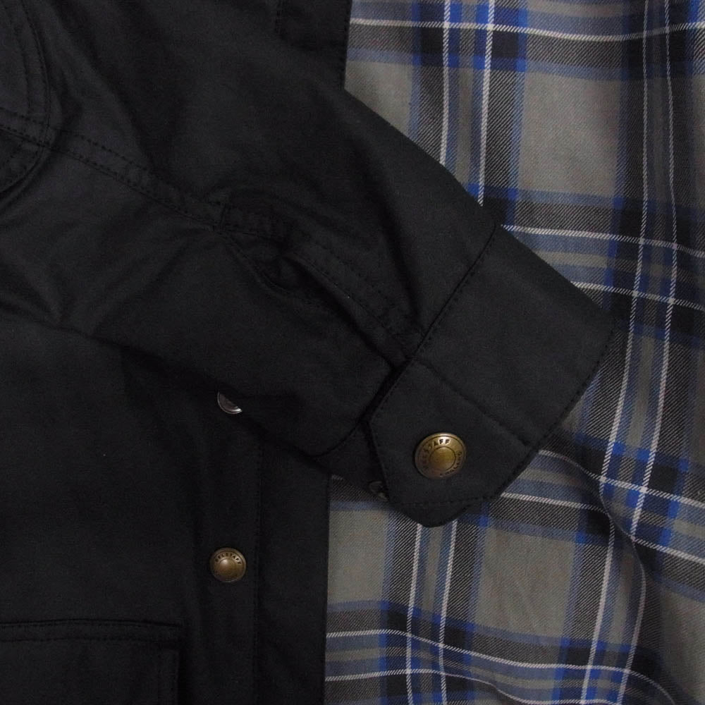 BELSTAFF ベルスタッフ 英国製 トライアルマスター オイルド ワックス ジャケット ブラック系 UK 34【中古】