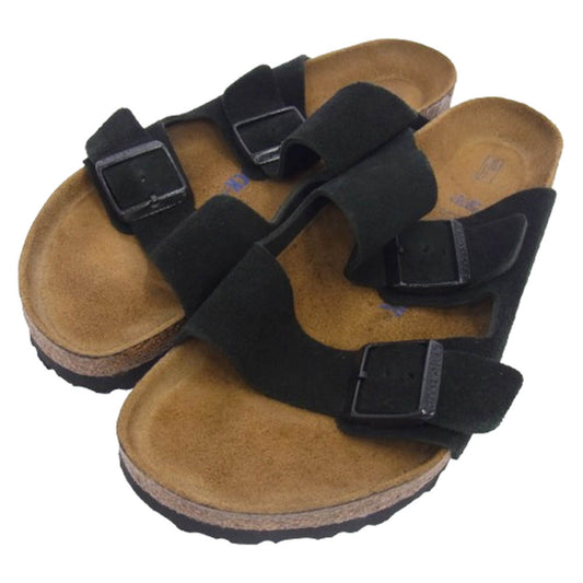 BIRKENSTOCK ビルケンシュトック 951321 ARIZONA SFB アリゾナ ソフトフットベッド ブラック系 26cm【中古】
