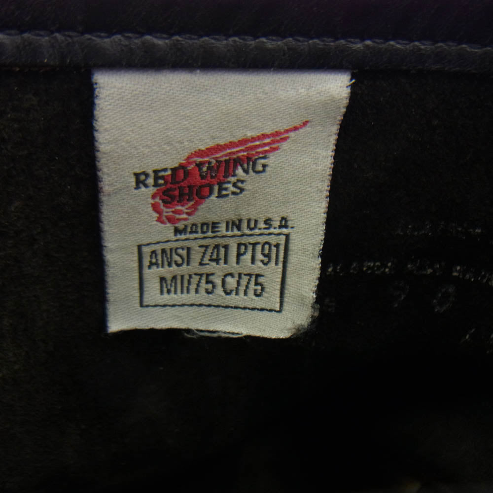 RED WING レッドウィング 2268 PT91 ENGINEER BOOTS エンジニア ブーツ ブラック系 US9D【中古】