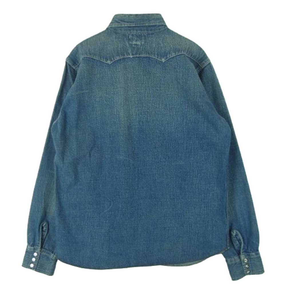 WAREHOUSE ウエアハウス WESTERN WEAR デニム ウエスタンシャツ インディゴブルー系 38【中古】