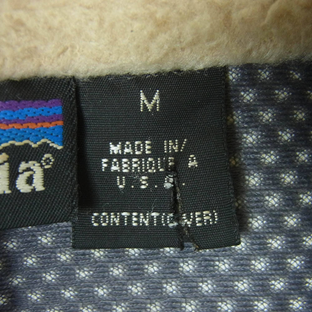 patagonia パタゴニア 01SS 23044 01年製 USA製 23044SP01 CLASSIC RETRO X VEST クラシック レトロX フリース ベスト ベージュ系 M【中古】