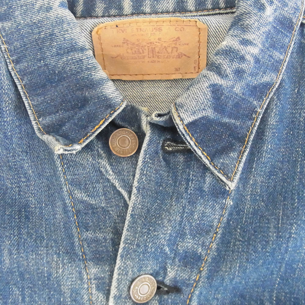 Levi's リーバイス 70505 0217 60～70s 70505 BIGE ボタン裏刻印526 Gジャン 4th デニムジャケット インディゴブルー系【中古】