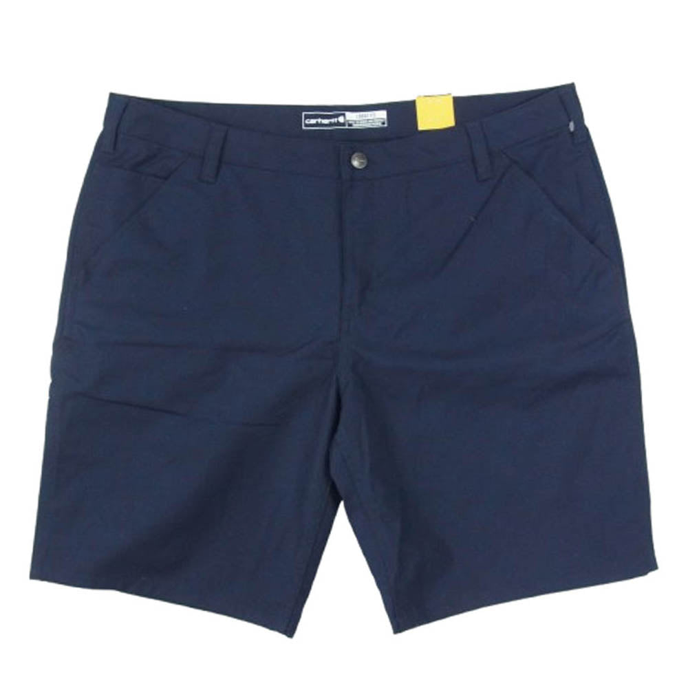 Carhartt カーハート BS3111-W Rugged Pro Series フレックス ルーズフィット コットンキャンバス ワーク ショーツ ハーフパンツ ネイビー系 18【極上美品】【中古】