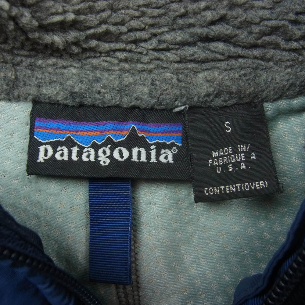 patagonia パタゴニア 23055 うSA製 CLASSIC RETRO X JACKET クラシックレトロX フリース ジャケット グレー系 S【中古】