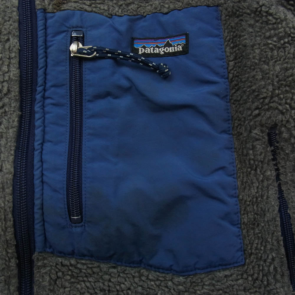 patagonia パタゴニア 23055 うSA製 CLASSIC RETRO X JACKET クラシックレトロX フリース ジャケット グレー系 S【中古】