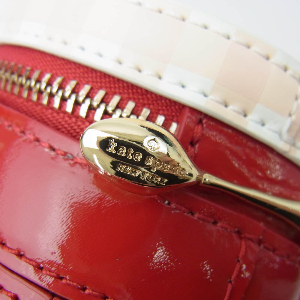 Kate Spade ケイトスペード ストロベリー 3D 苺ジャムモチーフ クロスボディ ショルダーバッグ レッド系【中古】