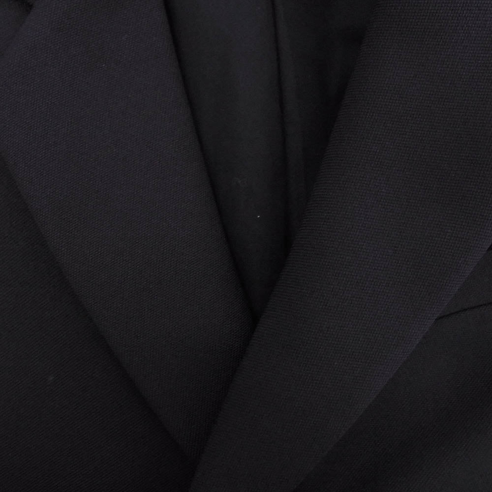 RAF SIMONS ラフシモンズ 22AW 222-M615B-30001-0099 Classic doublebrested coat with uniform pockets ダブルブレスト ロング コート ブラック系 46【美品】【中古】