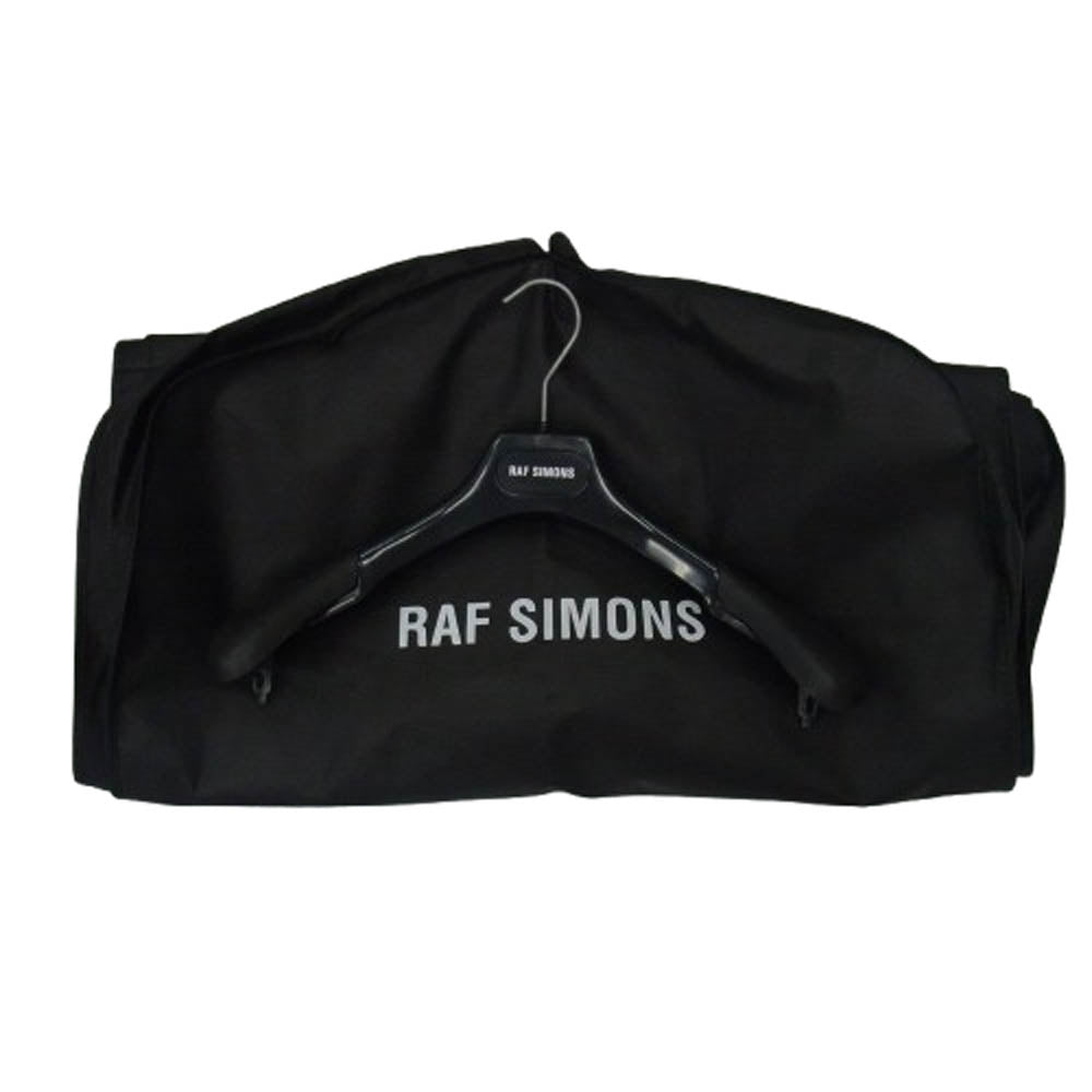 RAF SIMONS ラフシモンズ 22AW 222-M615B-30001-0099 Classic doublebrested coat with uniform pockets ダブルブレスト ロング コート ブラック系 46【美品】【中古】