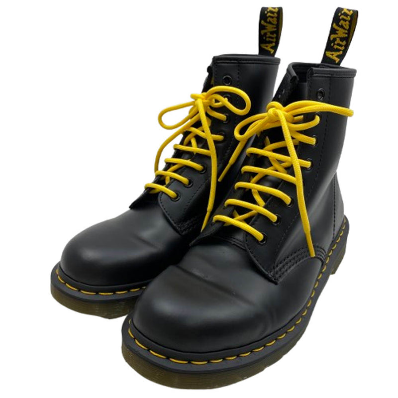 Dr.Martens ドクターマーチン 1460 8ホール レースアップ レザーブーツ ブラック系 43【中古】