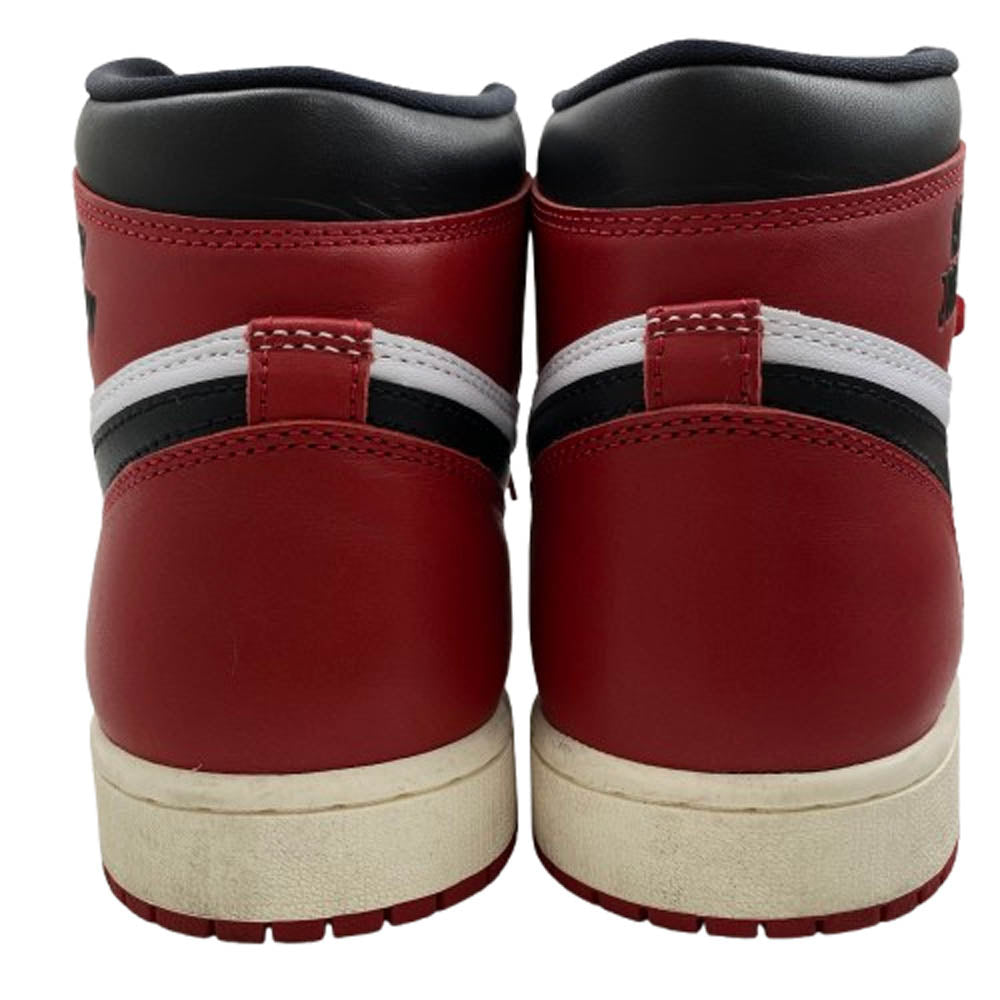 NIKE ナイキ DZ5485-106 Air Jordan 1 Retro High OG Black Toe Reimagined AJ1 エアジョーダン1 レトロ ハイカットスニーカー レッド系 28cm【中古】