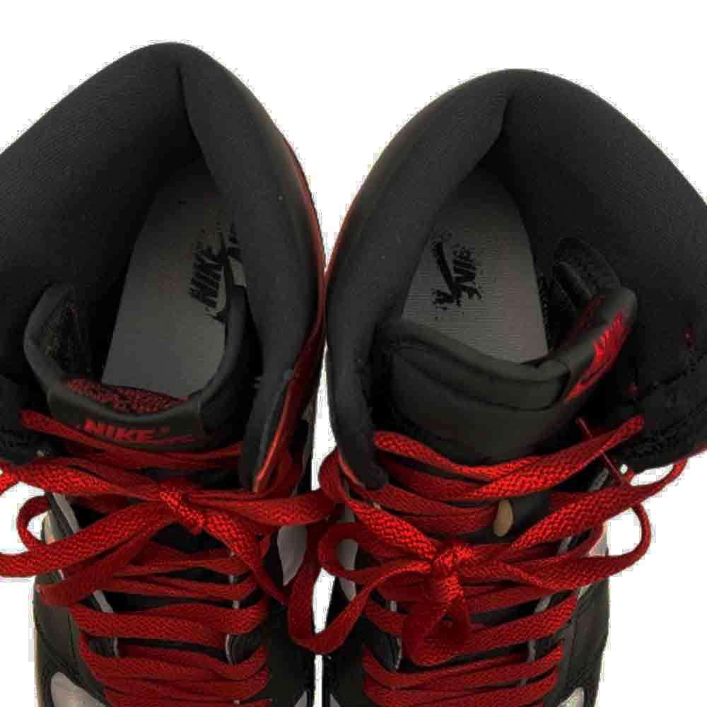 NIKE ナイキ DZ5485-106 Air Jordan 1 Retro High OG Black Toe Reimagined AJ1 エアジョーダン1 レトロ ハイカットスニーカー レッド系 28cm【中古】