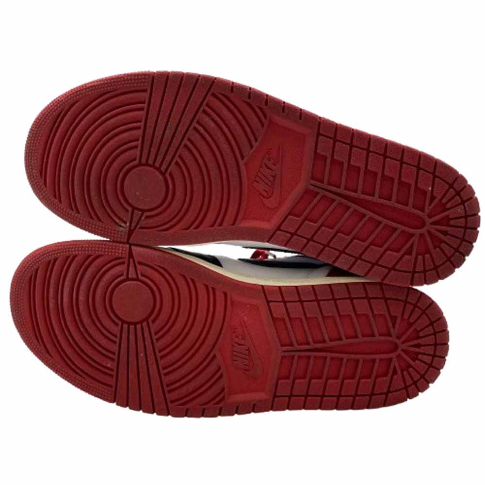NIKE ナイキ DZ5485-106 Air Jordan 1 Retro High OG Black Toe Reimagined AJ1 エアジョーダン1 レトロ ハイカットスニーカー レッド系 28cm【中古】