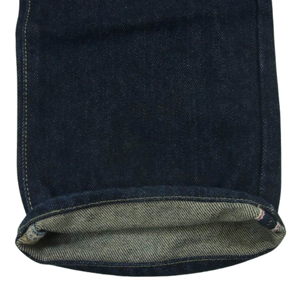 IRON HEART アイアンハート LOT 634S 21oz セルビッチ デニム ストレート パンツ インディゴブルー系 W33【中古】