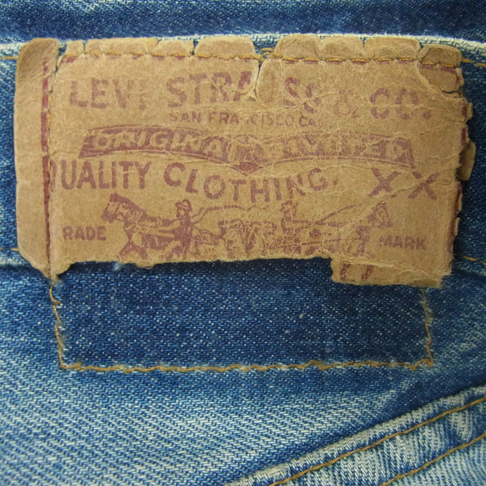 Levi's リーバイス Vintage ヴィンテージ 501 66後期 ボタン裏6 サークルR デニム パンツ インディゴブルー系【中古】
