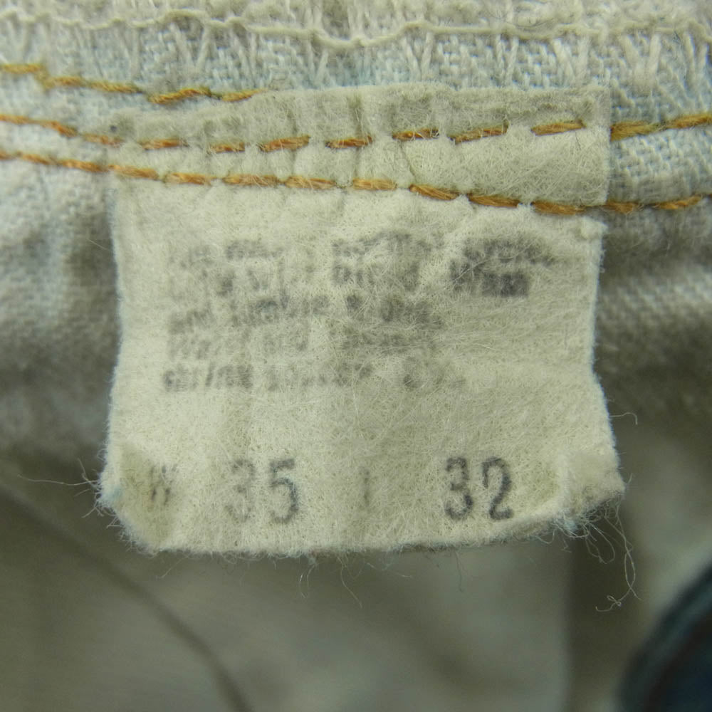 Levi's リーバイス Vintage ヴィンテージ 501 66後期 ボタン裏6 サークルR デニム パンツ インディゴブルー系【中古】