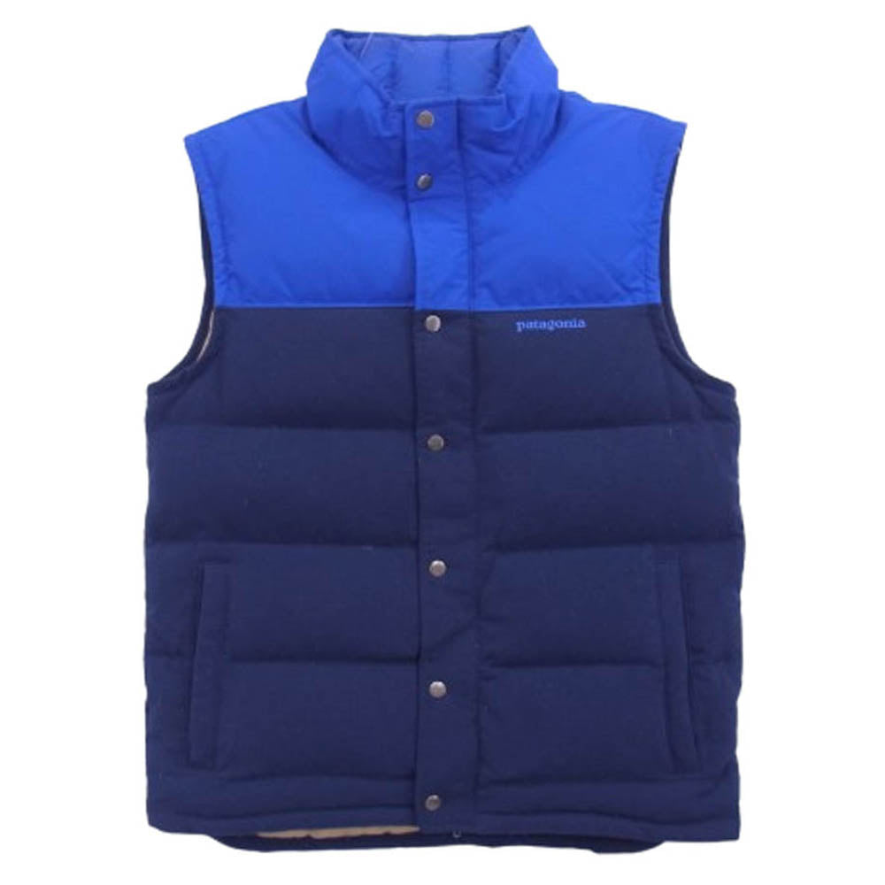 patagonia パタゴニア 13AW 27585 13年製 BIVY DOWN VEST ダウン ベスト ブルー系 ネイビー系 S【中古】