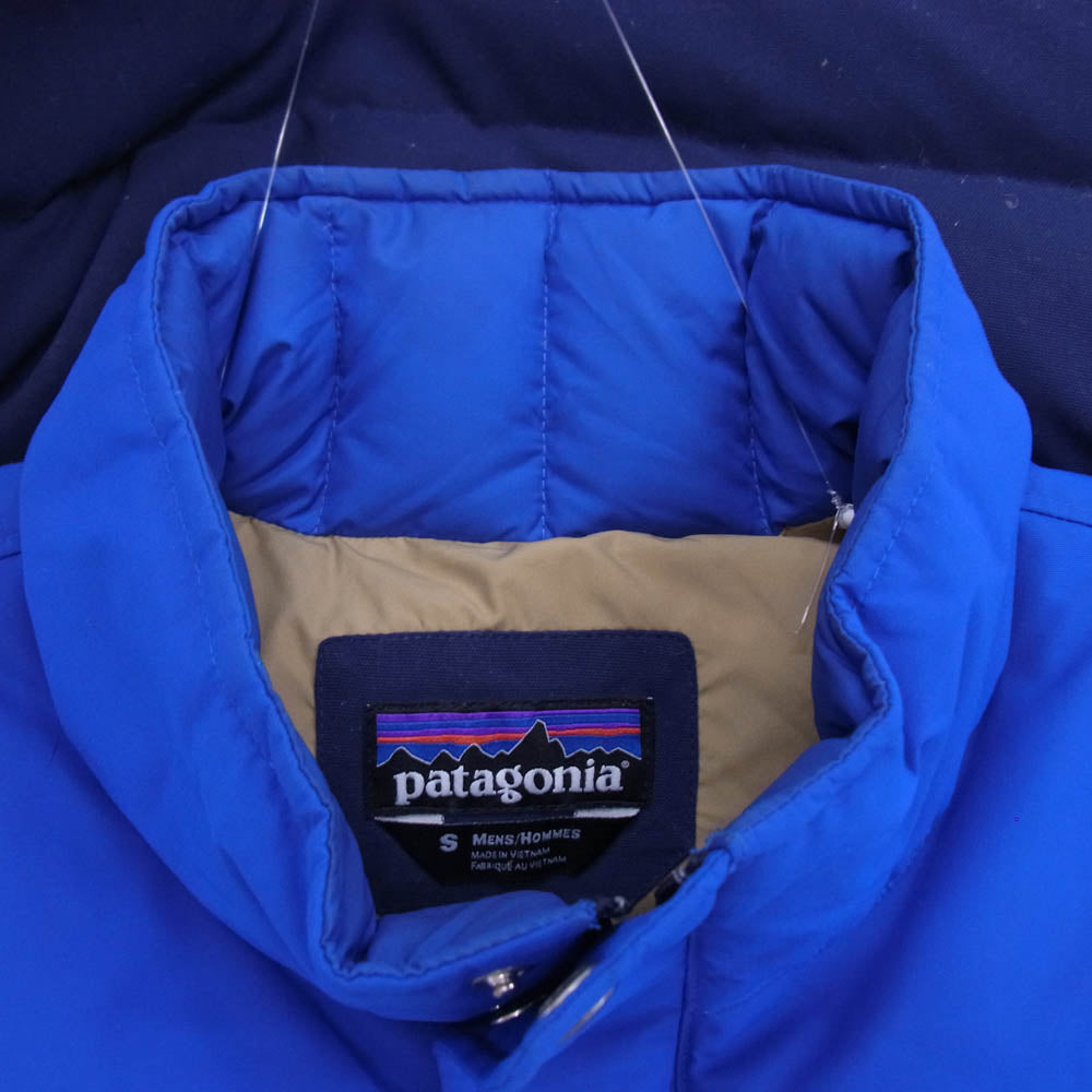 patagonia パタゴニア 13AW 27585 13年製 BIVY DOWN VEST ダウン ベスト ブルー系 ネイビー系 S【中古】