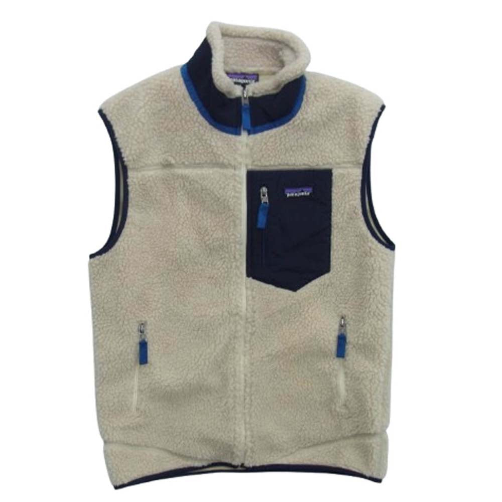 patagonia パタゴニア 18AW 23048 18年製 CLASSIC RETRO-X VEST クラシック レトロ X フリース ベスト ベージュ系 S【中古】