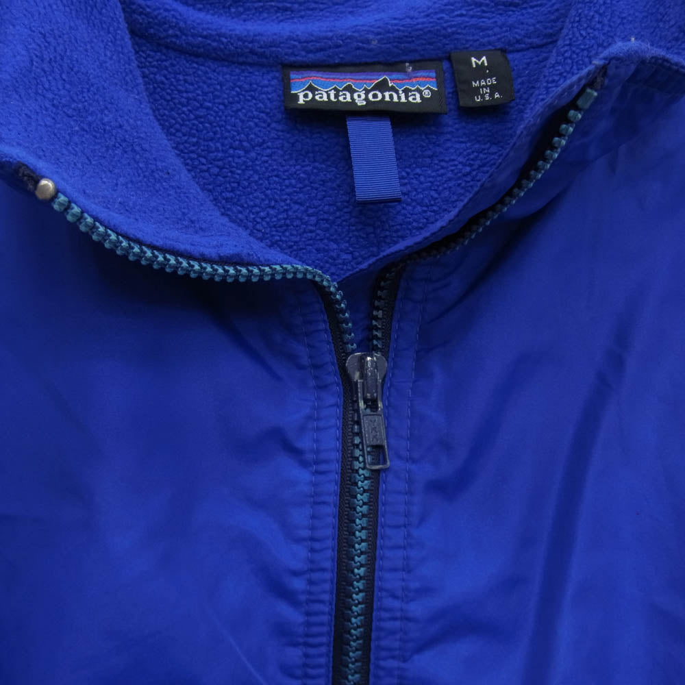 patagonia パタゴニア 90s USA製 シェルド シンチラ ジャケット ブルー系 M【中古】