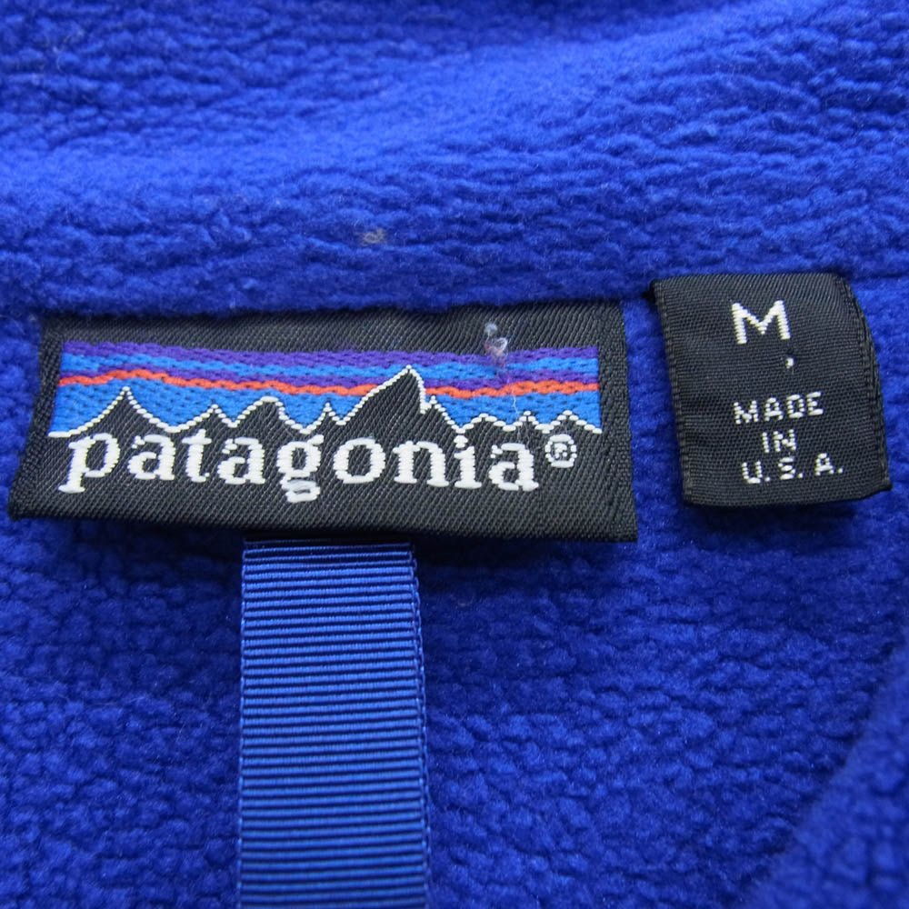 patagonia パタゴニア 90s USA製 シェルド シンチラ ジャケット ブルー系 M【中古】