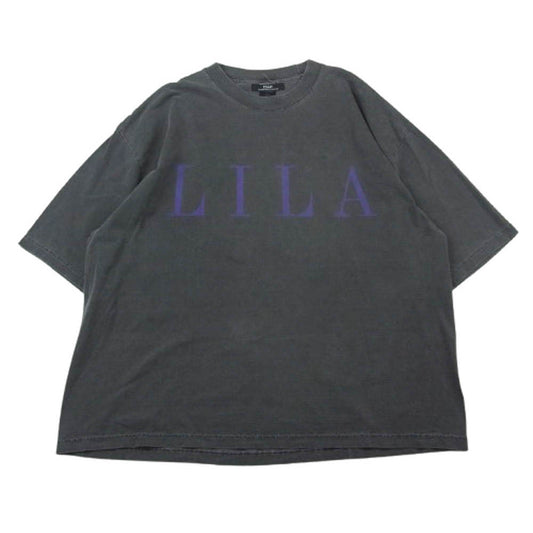 ESSAY エッセイ ES21MTS-01 PIGMENT DROPSHOULDER T-SHIRT (MTS-1) LILA ドロップショルダー Tシャツ グレー系 3【中古】