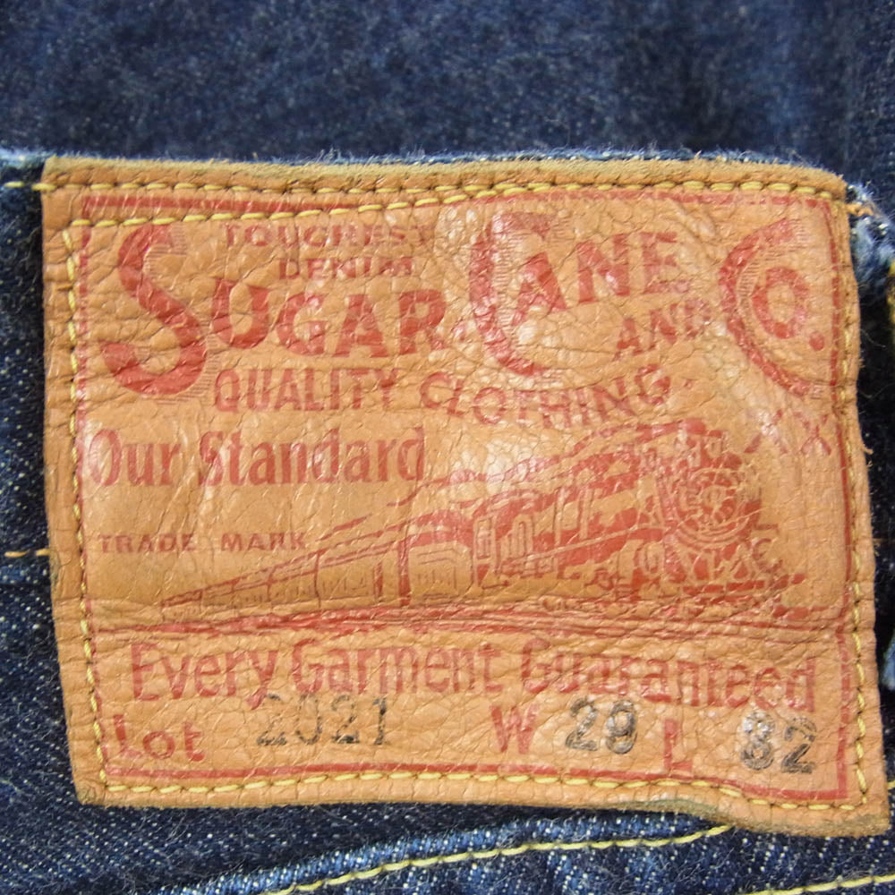 SUGAR CANE シュガーケーン SC42021 14.25oz. DENIM 2021 MODEL SLIM TAPERED スリムテーパード インディゴブルー系 W29 L32【中古】