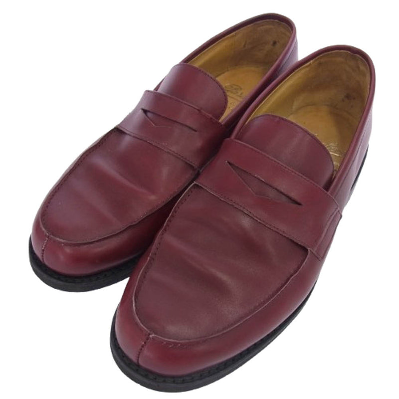 Paraboot パラブーツ 135114 ADONIS GALAXY FINE アドニス コインローファー レザー シューズ エンジ系 6【中古】