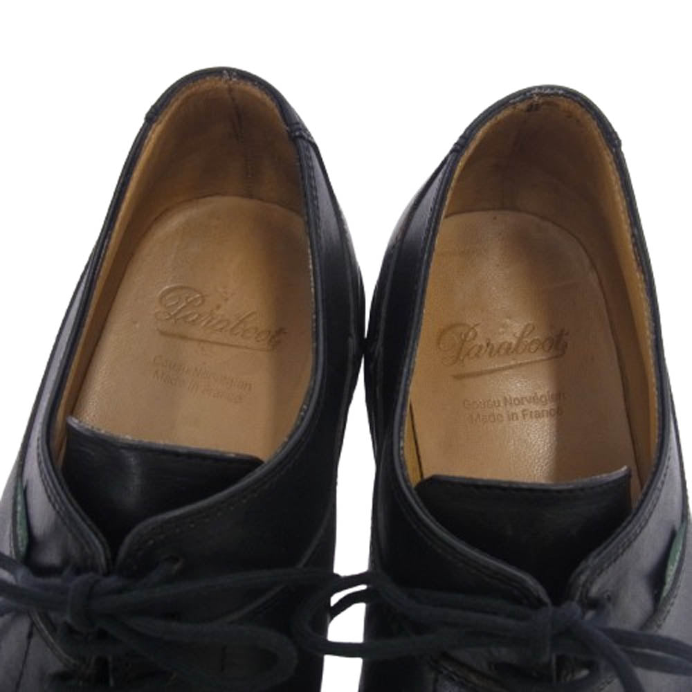 Paraboot パラブーツ 705109 AVIGNON アヴィニョン Uチップ レザー シューズ ブラック系 7【中古】