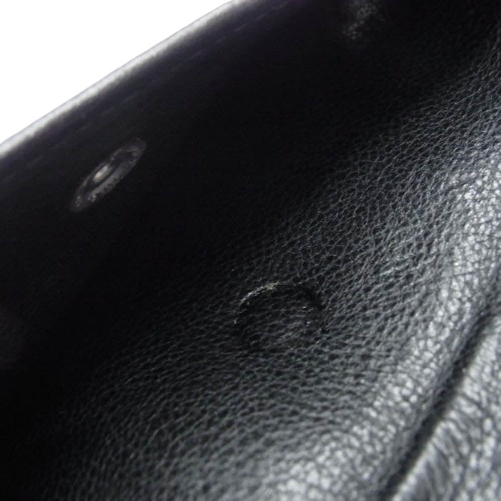 CHROME HEARTS クロムハーツ（原本無） LONG WALLET グリーシー クロスボールボタン ロングウォレット 長財布 ブラック系【中古】