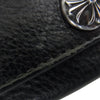 CHROME HEARTS クロムハーツ（原本無） LONG WALLET グリーシー クロスボールボタン ロングウォレット 長財布 ブラック系【中古】