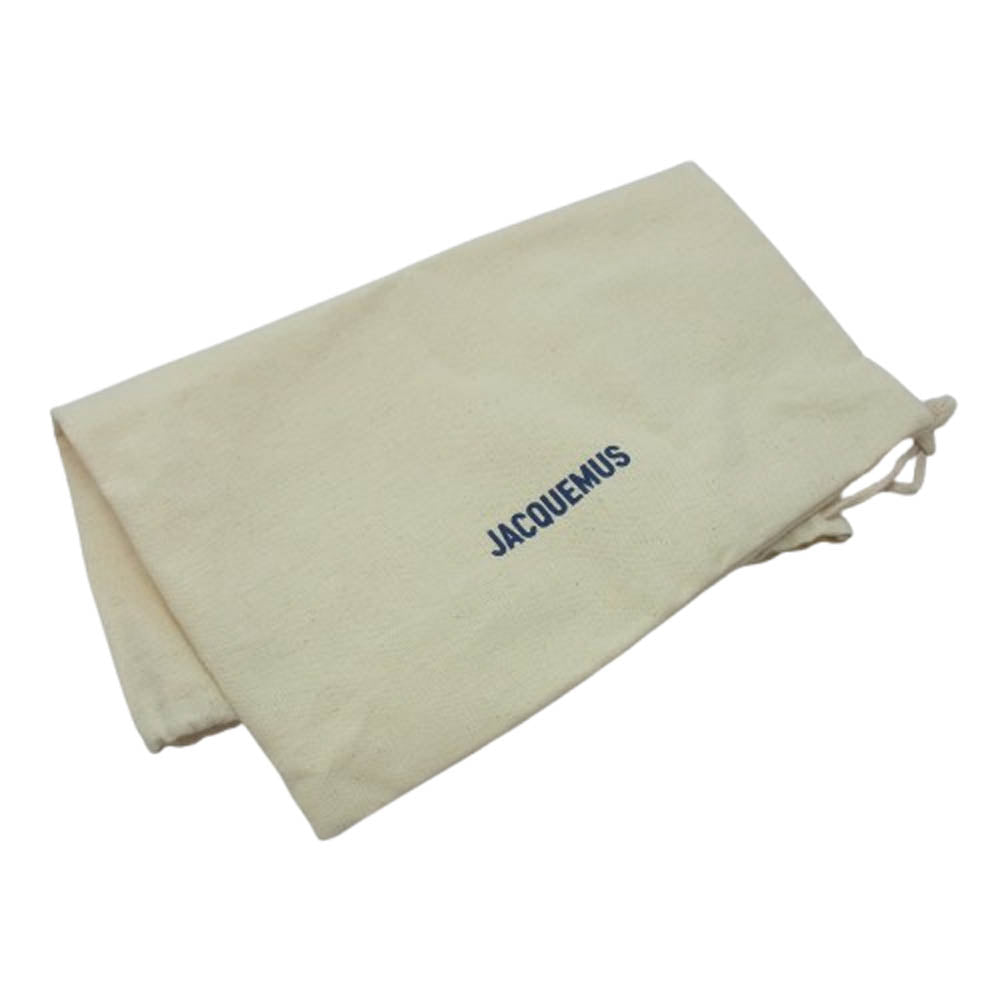 ジャックムス Le Baneto camera bag ロゴ レザー ショルダー ハンド カメラ バッグ ブラック系【極上美品】【中古】