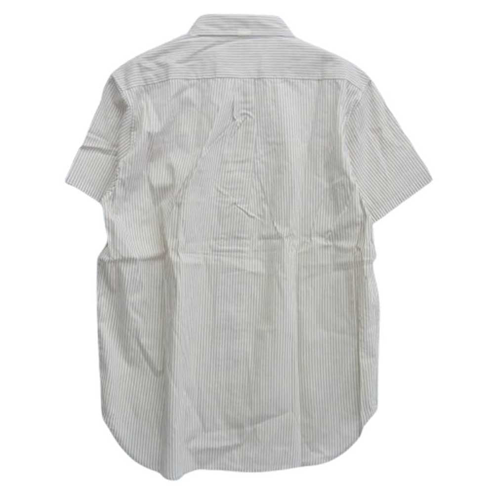 WIND AND SEA ウィンダンシー WDS-SH-16 BYT S/S Shirt ストライプ 半袖 シャツ ベージュ系 ホワイト系 M【新古品】【未使用】【中古】